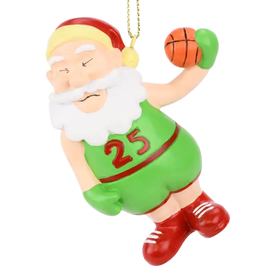 Air Santa&trade; Basketball Christmas Ornament {1}