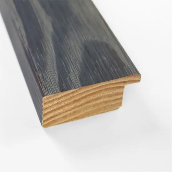 Beveled Wood Bathroom Wall Mirror, Woodridge Rustic Grey Frame {2}