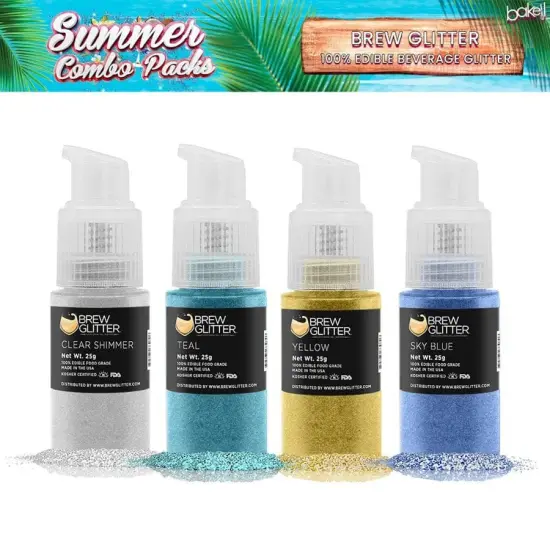 Summer Brew Glitter Spray Pump Combo Pack Collection A (4 PC Set) {1}