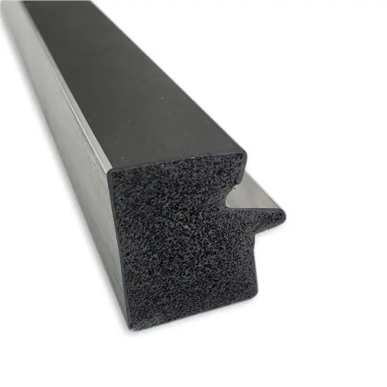 Beveled Bathroom Wall Mirror, Eva Black Silver Thin Frame {2}