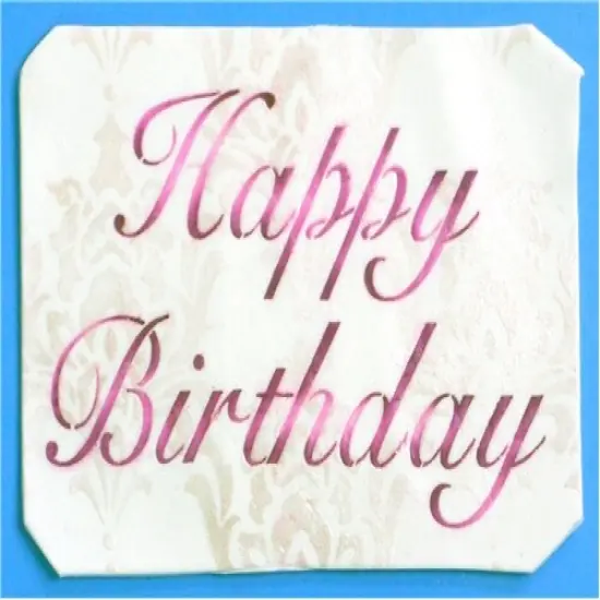 Fancy Happy Birthday Cake Stencil | C241 by Designer Stencils | Stencils for Royal Icing, Airbrush, Dusting Powder | {3}