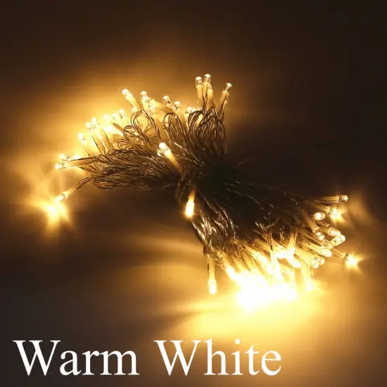 Perfect Holiday 100 LED String Light Battery Operated Warm white {1}