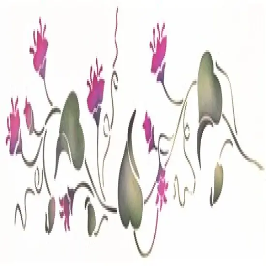 Springtime Vine Cake Stencil Side | C210 by Designer Stencils | Cake Decorating Tools | Baking Stencils for Royal Icing, Airbrush, Dusting Powder | Reusable Plastic Food Grade Stencil for Cakes | Easy to Use & Clean Cake Stencil {2}