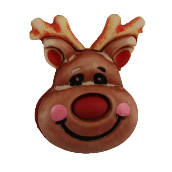 Buttons Galore and More 3D Bulk Buttons - Reindeer - 25 Buttons {1}