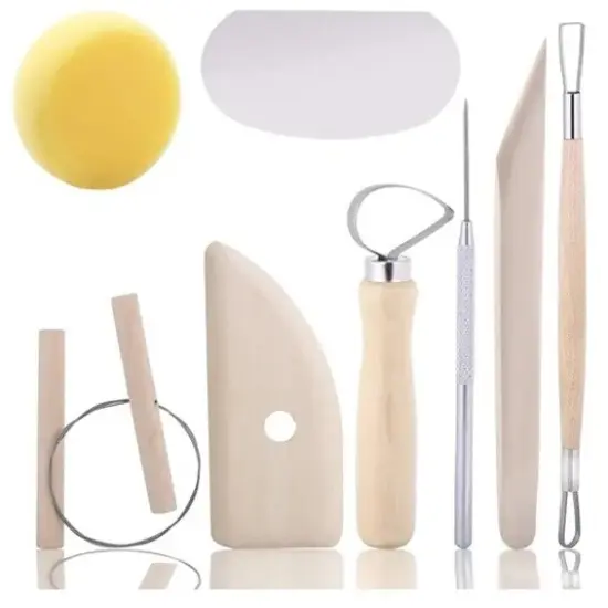 8 Piece Pottery and Sculpting Tool Set {1}