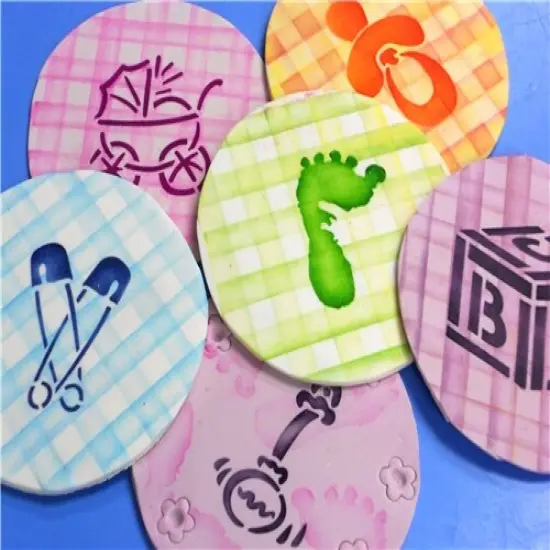 Plaid Cake Stencil | C236 by Designer Stencils | Cake Decorating Tools | {2}