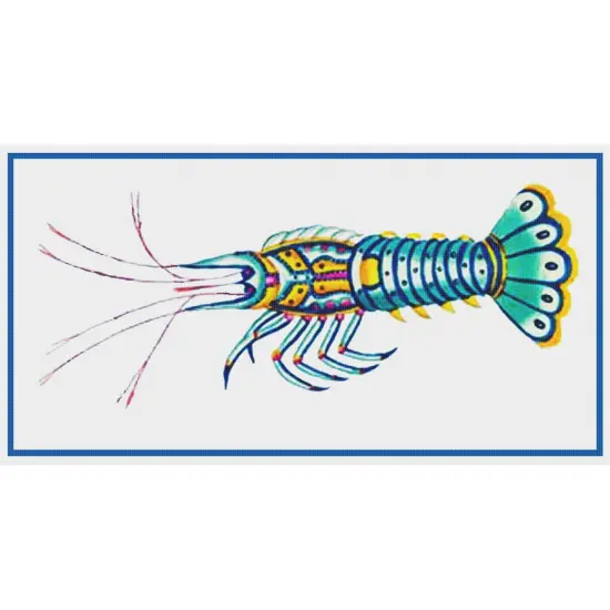Fallour's Renard's Fantastic CrayFish Counted Cross Stitch Chart Pattern {2}