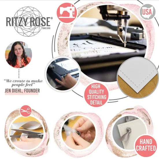 Ritzy Rose Funny Ring Bearer Sign - Black on 11x8in White Linen Cardstock with Black Ribbon {4}