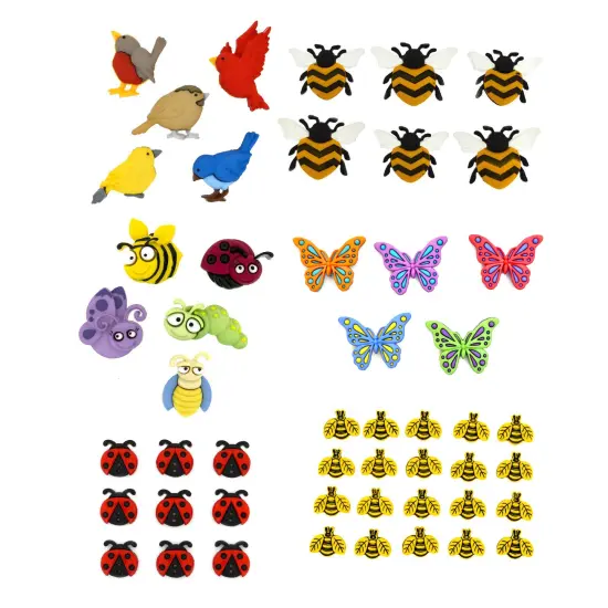 Dress it Up Buttons The Birds and The Bees Embellishment Assortment {1}
