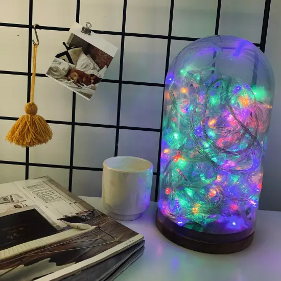 Perfect Holiday 100 LED String Light w/ connector Blue {4}