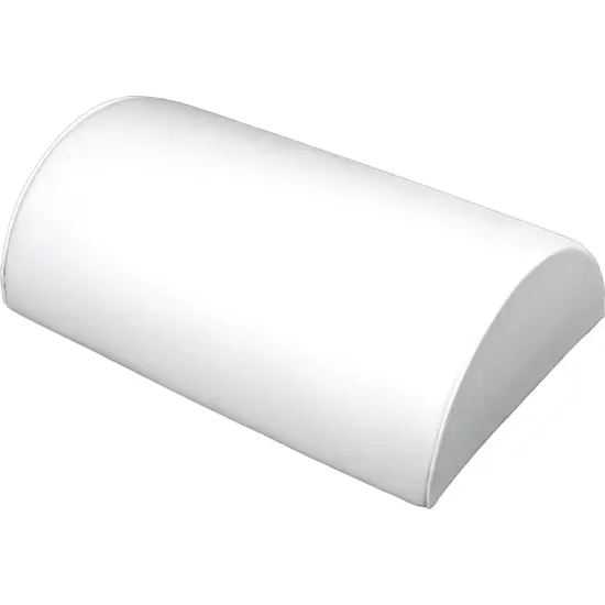 White Leather Half Moon Bracelet Showcase Display Stand {1}