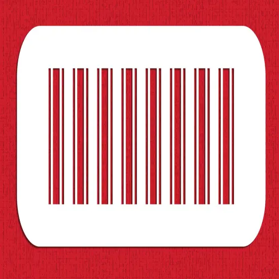 Large Stripe Cake Stencil | C162 by Designer Stencils | Cake Decorating Tools | Baking Stencils for Royal Icing, Airbrush, Dusting Powder | Reusable Plastic Food Grade Stencil for Cakes | Easy to Use & Clean Cake Stencil {1}