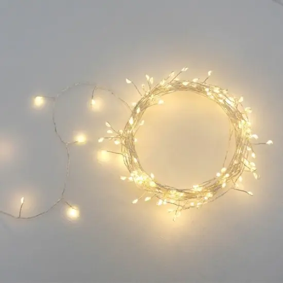 Perfect Holiday LED Silver Copper Cluster Light - Plug In {2}