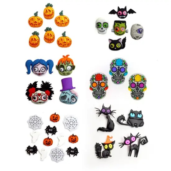 Dress it Up Buttons Halloween Embellishment Assortment {1}