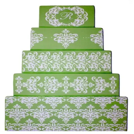 Lace Cake Stencil Set #1 | C362 by Designer Stencils | Cake Decorating Tools | Baking Stencils for Royal Icing, Airbrush, Dusting Powder | Reusable Plastic Food Grade Stencil for Cakes | Easy to Use & Clean Cake Stencil {5}