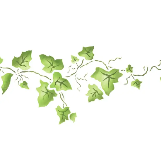 Large Ivy Wall Stencil Border | 041B by Designer Stencils | {2}