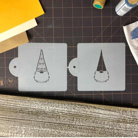 Gnome Cookie Stencil Set | Cookie Decorating Tools | {4}