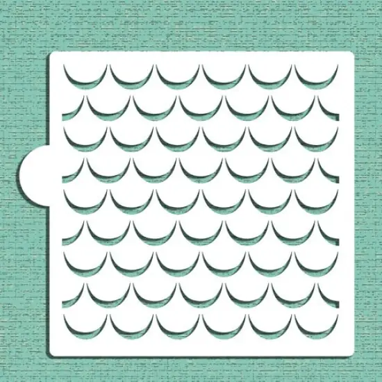 Swag All Over Cookie & Craft Stencil | CM085 by Designer Stencils | Cookie Decorating Tools | Baking Stencils for Royal Icing, Airbrush, Dusting Powder | Craft Stencils for Canvas, Paper, Wood | Reusable Food Grade Stencil {1}