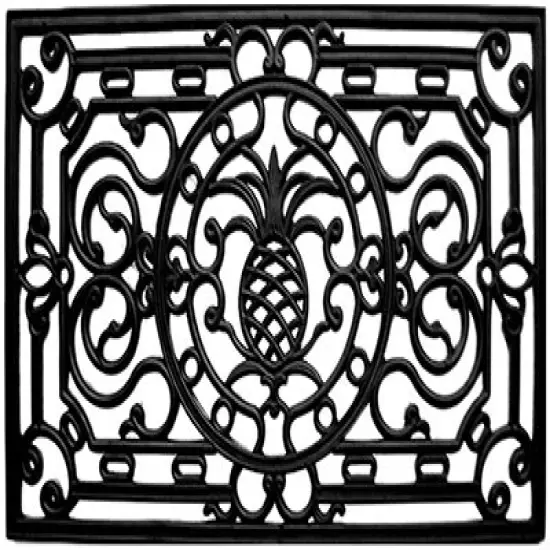 Pineapple Heritage Rubber Doormat {1}