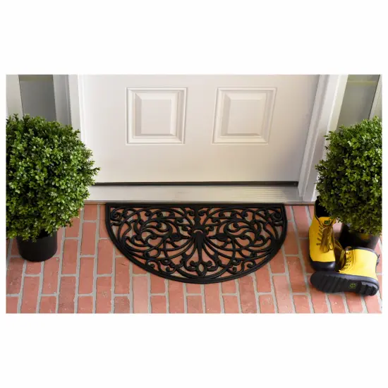 Iris Rubber Doormat {3}