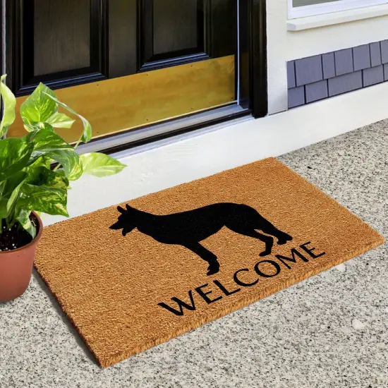 German Shepherd Doormat {2}