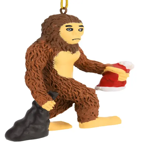 Bigfoot-Yeti Sasquatch Christmas Ornament {4}