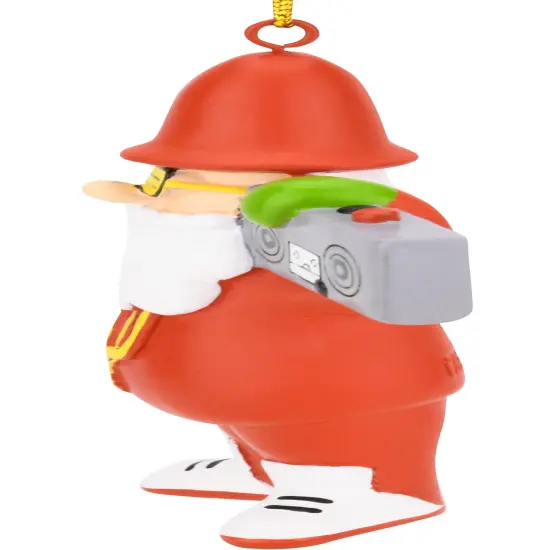 80's Hip Hop Santa Resin Christmas Ornament {5}