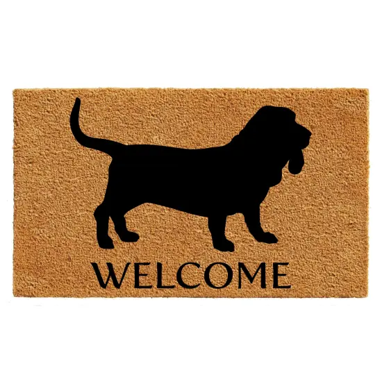 105731729 Basset Hound Doormat {1}