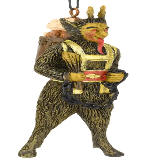 Scary Krampus Figure Christmas Ornament {6}