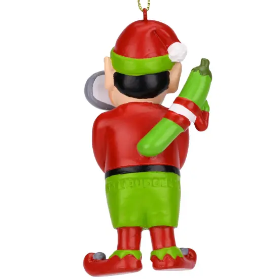 Elf Searching for The Christmas Pickle Ornament {3}