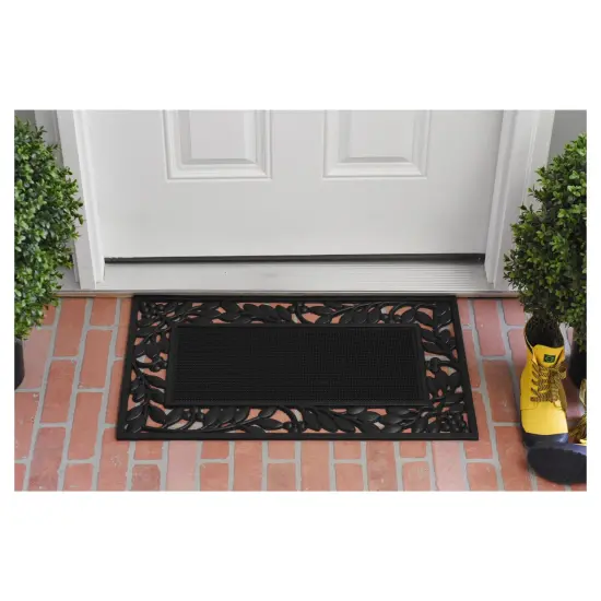 Cherry Vine Rubber Doormat {3}
