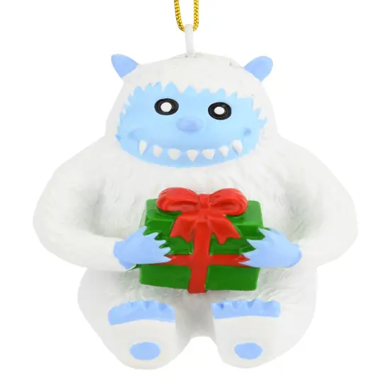 Cute Abominable Snowman Yeti Christmas Ornament {2}