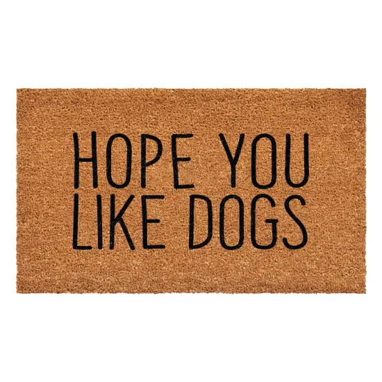 Hope You Like Dogs Doormat {1}