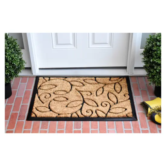 Vine Leaves Doormat {2}