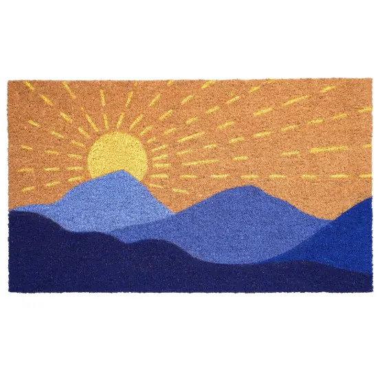Mountain Sunrise Doormat {1}