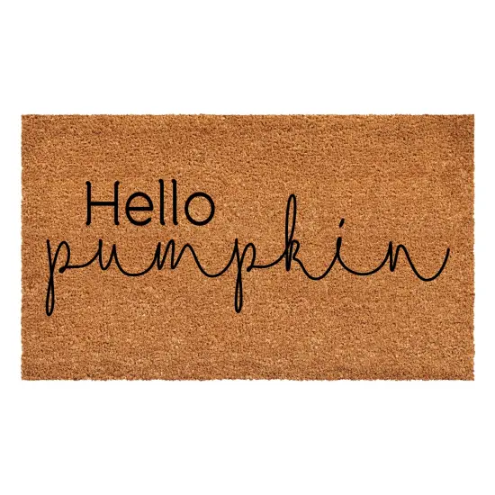 Hello Pumpkin Doormat {1}