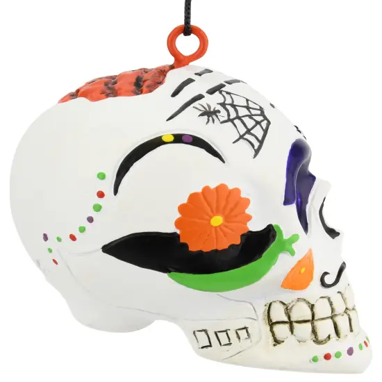 Day of The Dead Sugar Skull Halloween - Christmas Ornament {3}