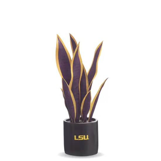 LSU Snake Plant, LSU Faux Snake Plant, LSU Gifts for Men, LSU Gifts for Women, LSU Gifts, Louisiana University Decorations, Office Accessories for Men, Desk Sets and Accessories for Women {1}