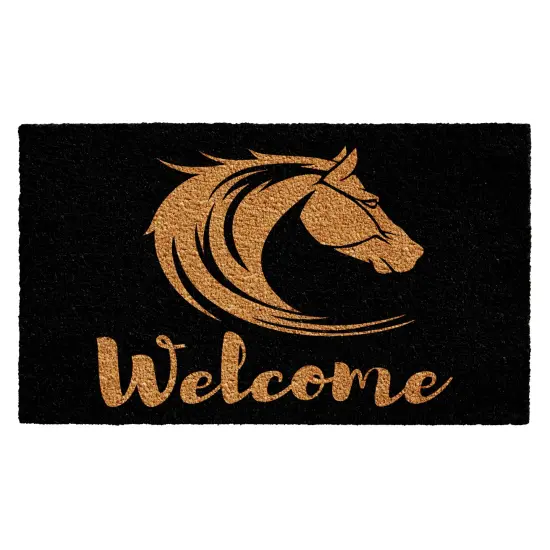 Stallion Welcome Doormat {1}