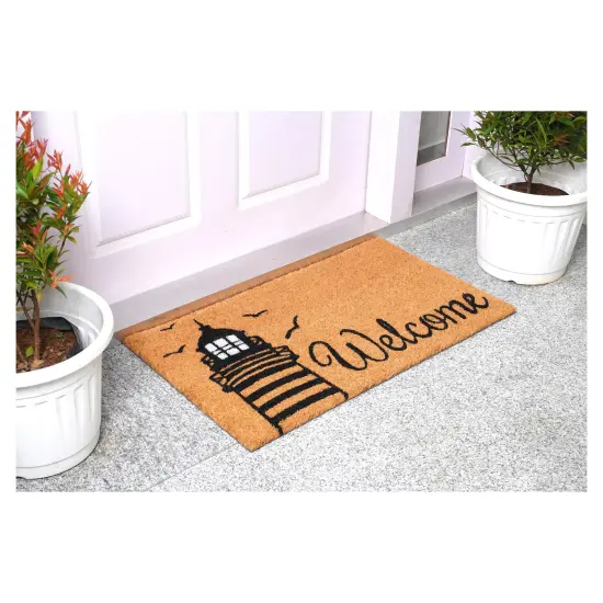 102491729 Lighthouse Welcome Doormat {3}