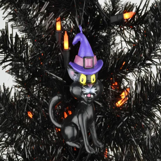 Tree Buddees Black Cat Halloween Ornament {3}