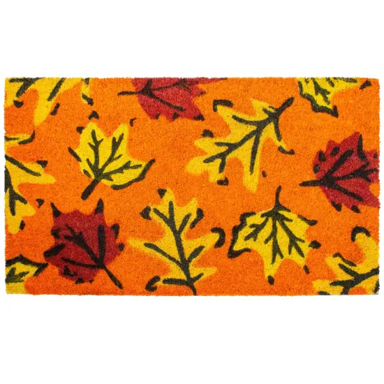 Fall Leaves Doormat {1}