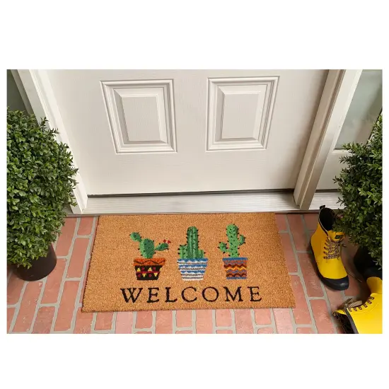 104051729 Cactus Welcome Doormat {3}
