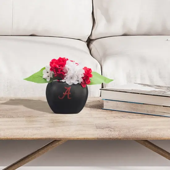 Alabama Hydrangea Plant - University of Alabama Faux Hydrangea Plant - Alabama Gifts for Men, Alabama Gifts for Women - Alabama Gifts, Crimson Tide Decorations - Office Accessories for Men {4}
