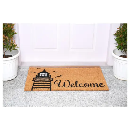102491729 Lighthouse Welcome Doormat {4}