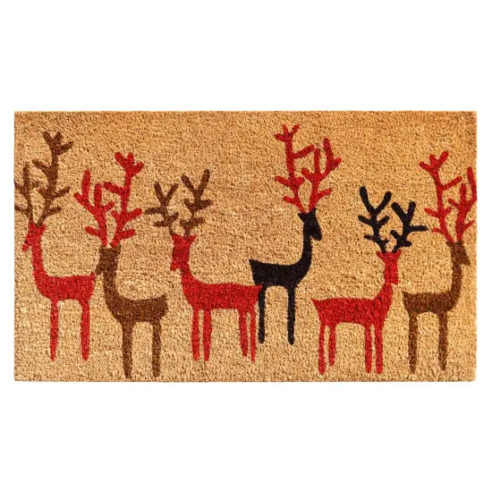Christmas Deer Doormat {1}
