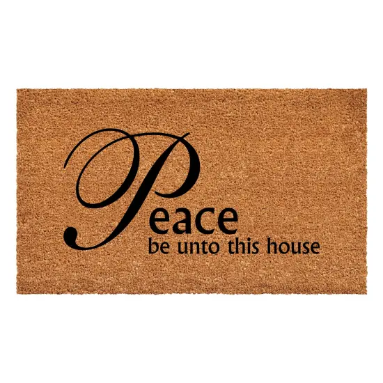 108161729 Peace Doormat {1}