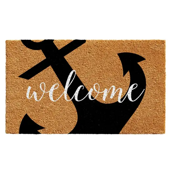 103121729 Anchor Welcome Doormat {1}