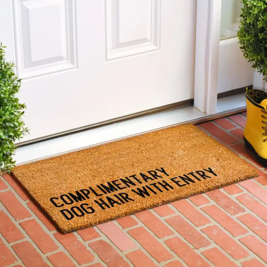 Complementary Dog Hair With Entry Doormat {2}
