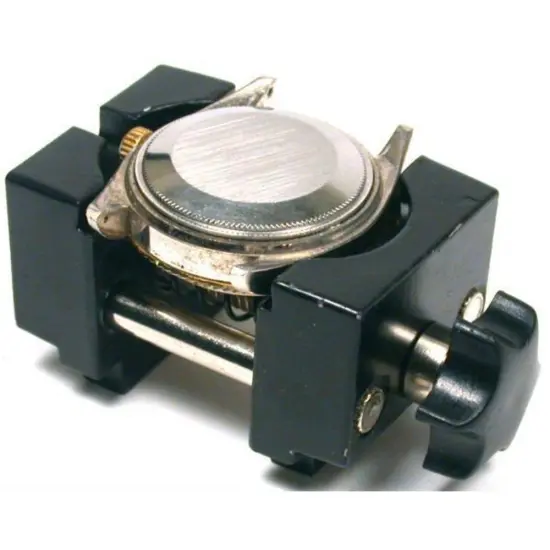 2 Watch Case & Clock Movement Holder Repair Vise Tools {2}